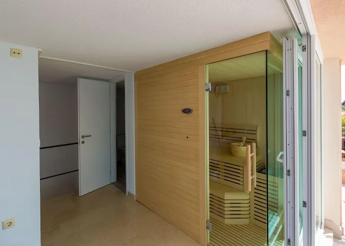 Apartamento Bezauberndes Nur 100 Meter Zum Mit Sauna, Whirlpool, Meerblick, Wifi