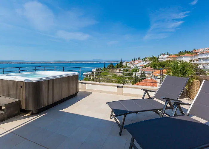 Bezauberndes Nur 100 Meter Zum Mit Sauna, Whirlpool, Meerblick, Wifi